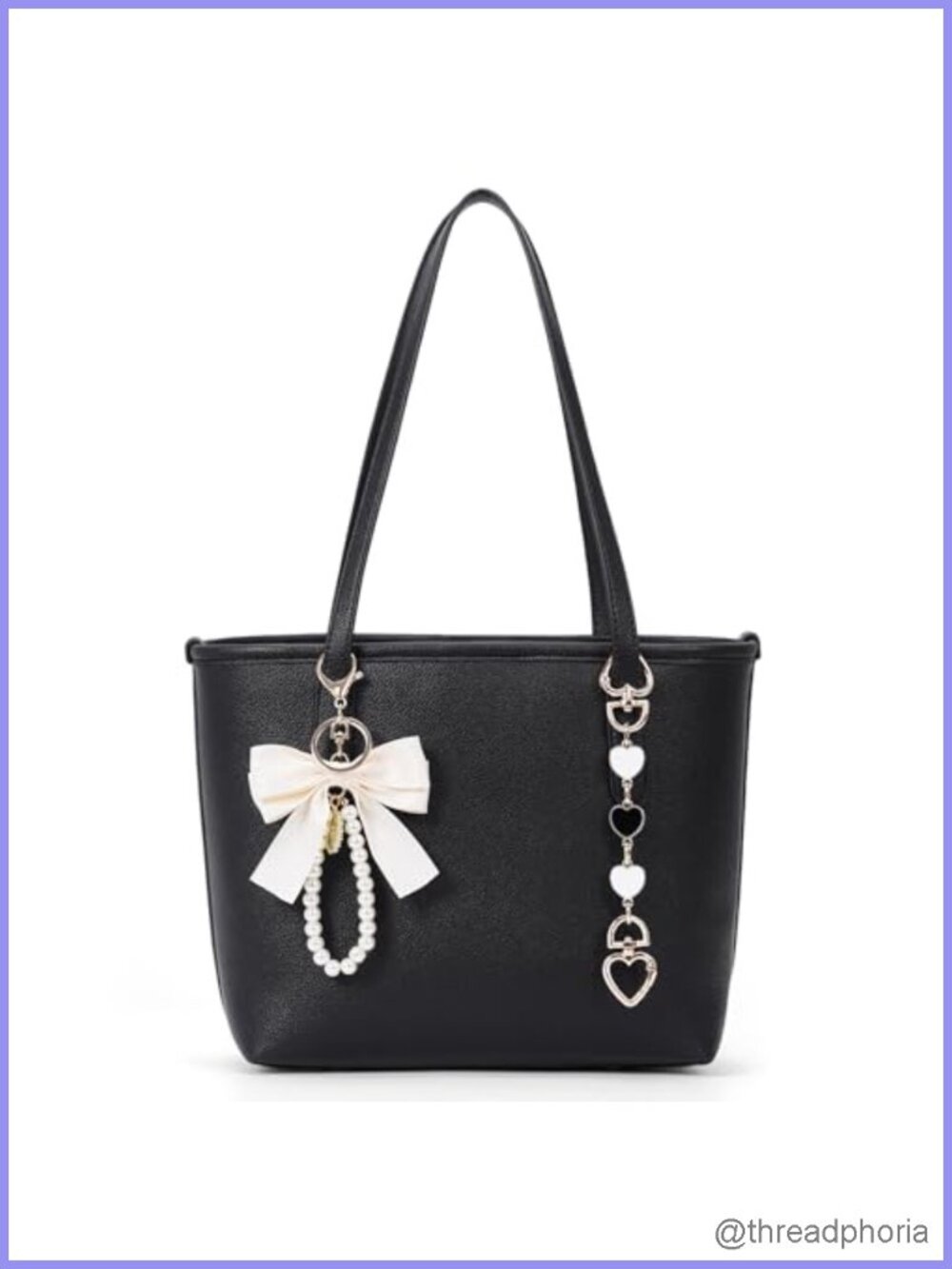 Vegan Leather Small Hobo Tote Bag Women Work College Shoulder Purse